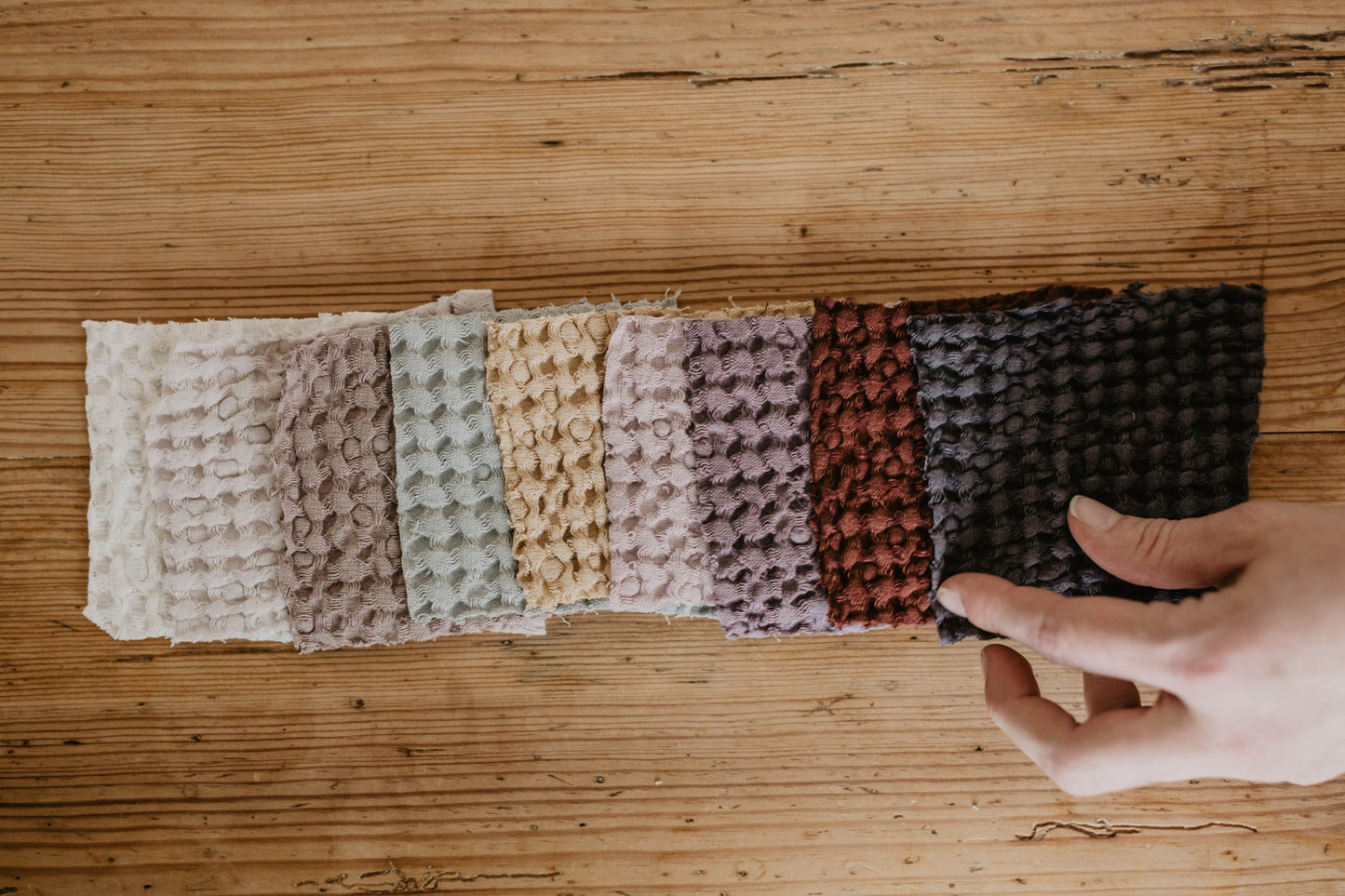 Linen fabric color swatches - Her Linen