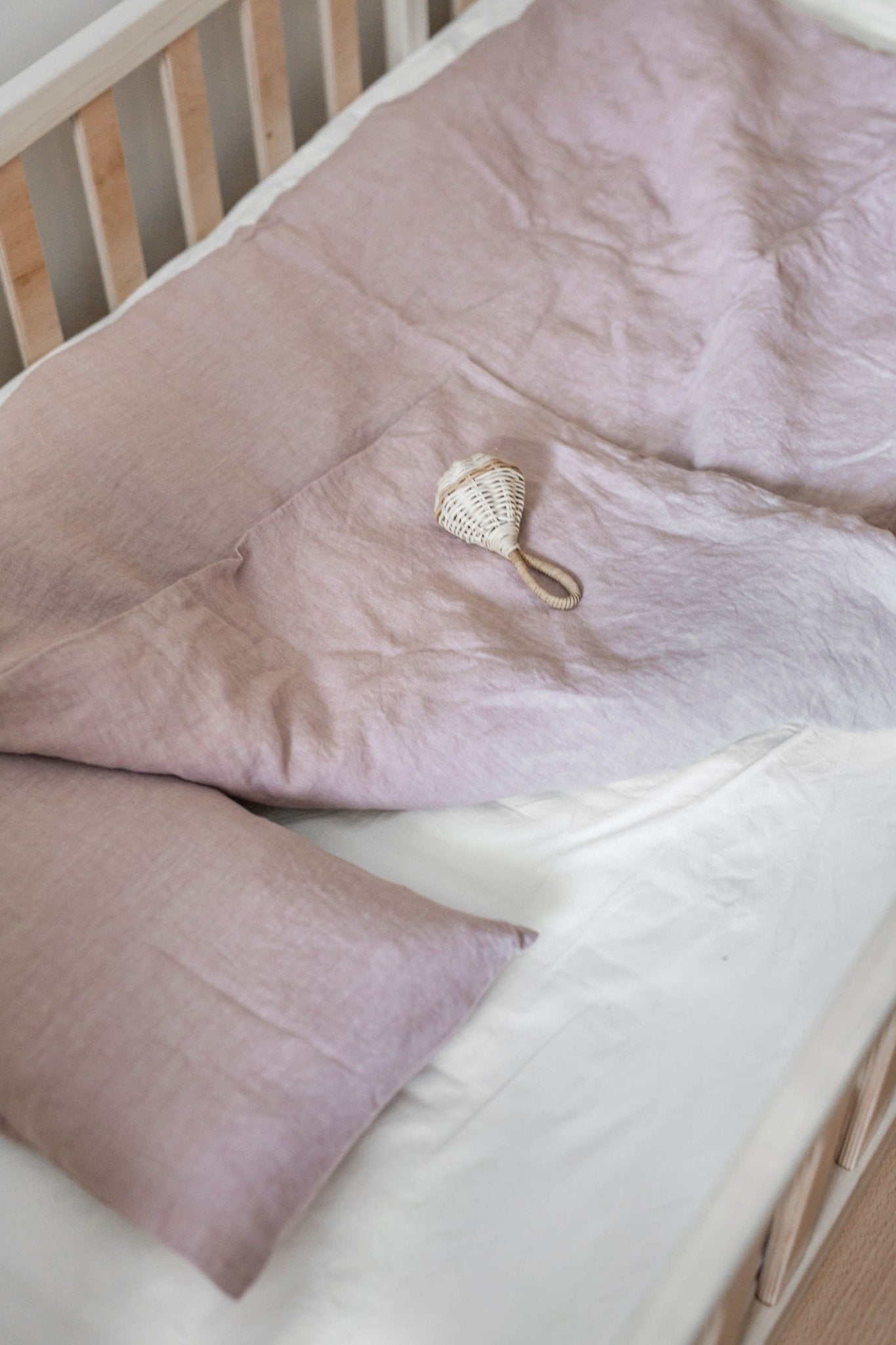 Linen baby bedding - Her Linen