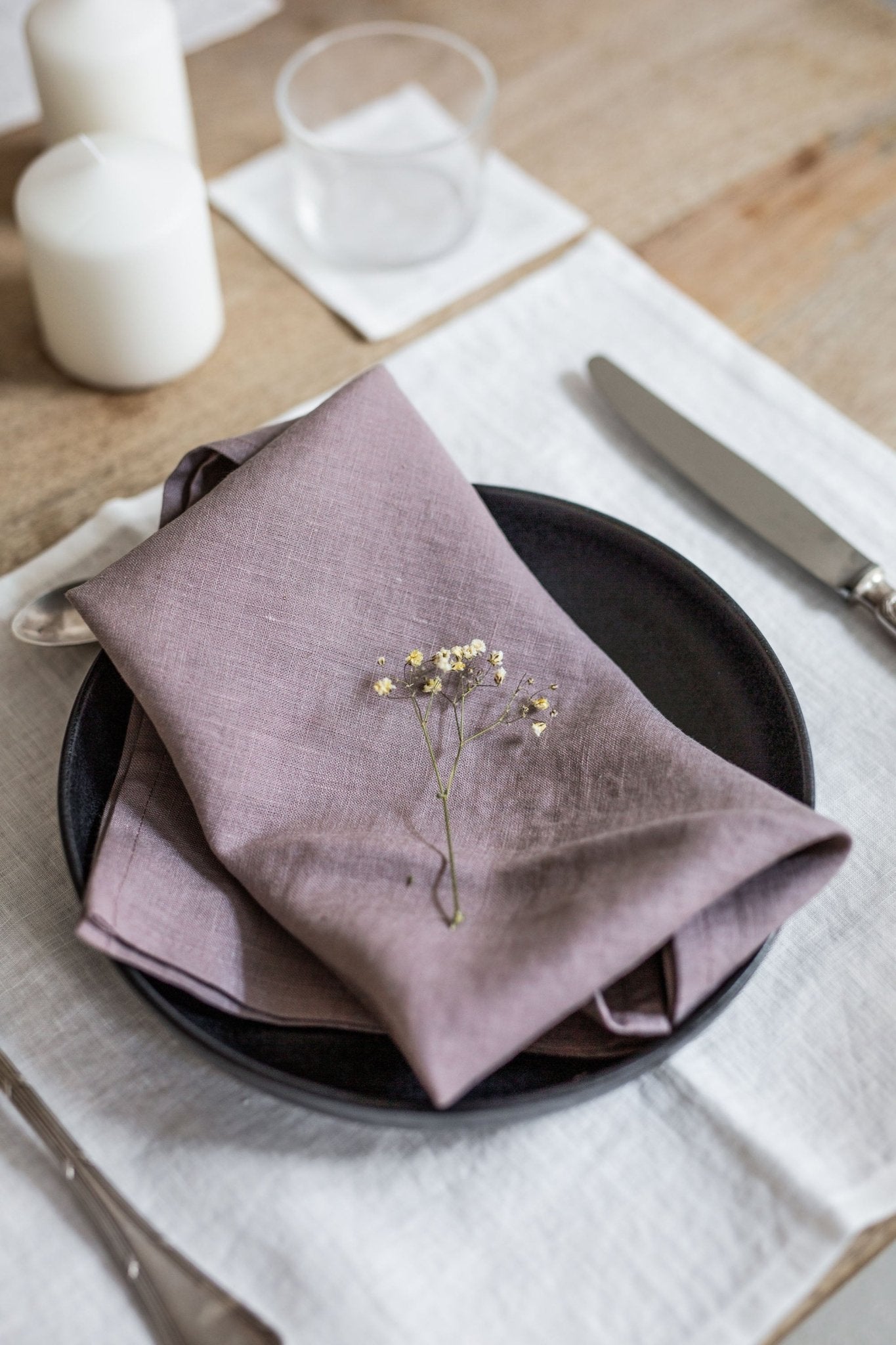 Linen napkins set of 2 - Her Linen