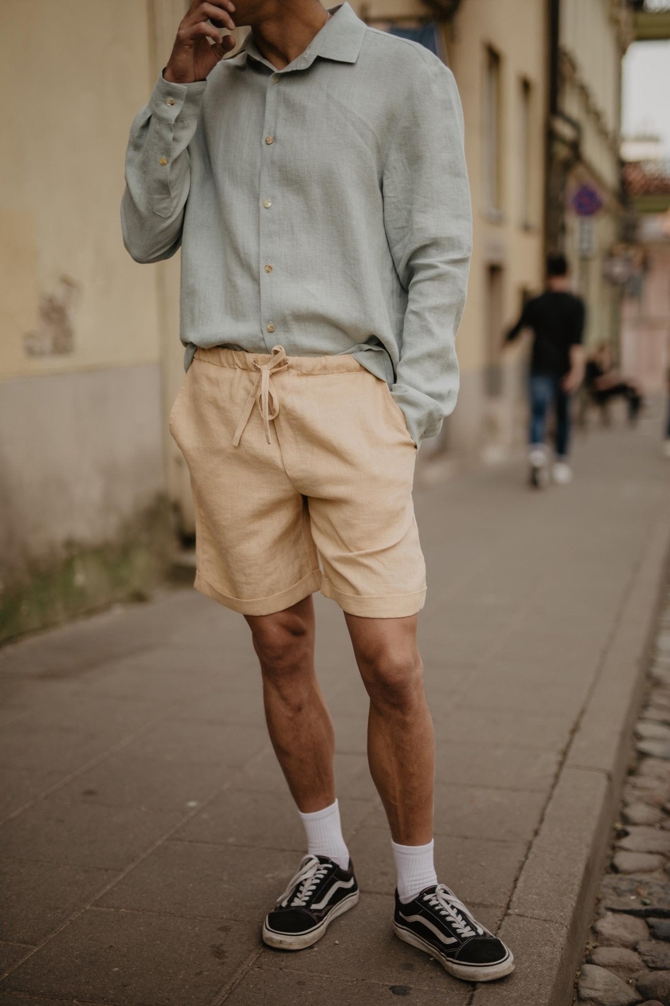 Linen shorts ARES - Her Linen