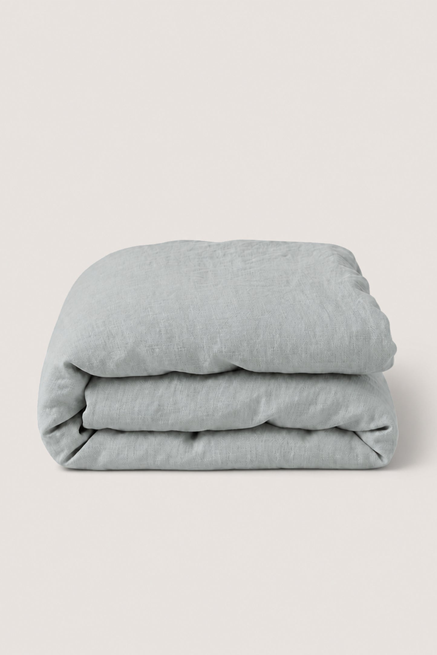 Linen duvet cover in Mint Green