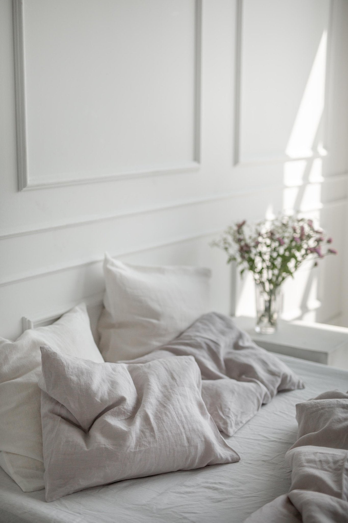 Linen pillowcase in Cream - Her Linen