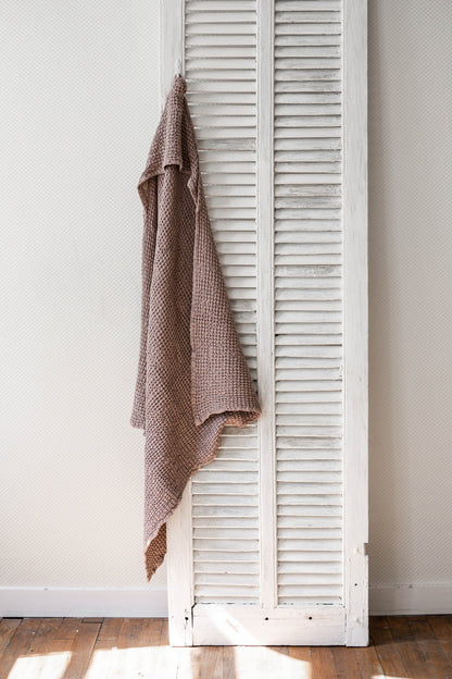 Baby hooded linen towel - Her Linen