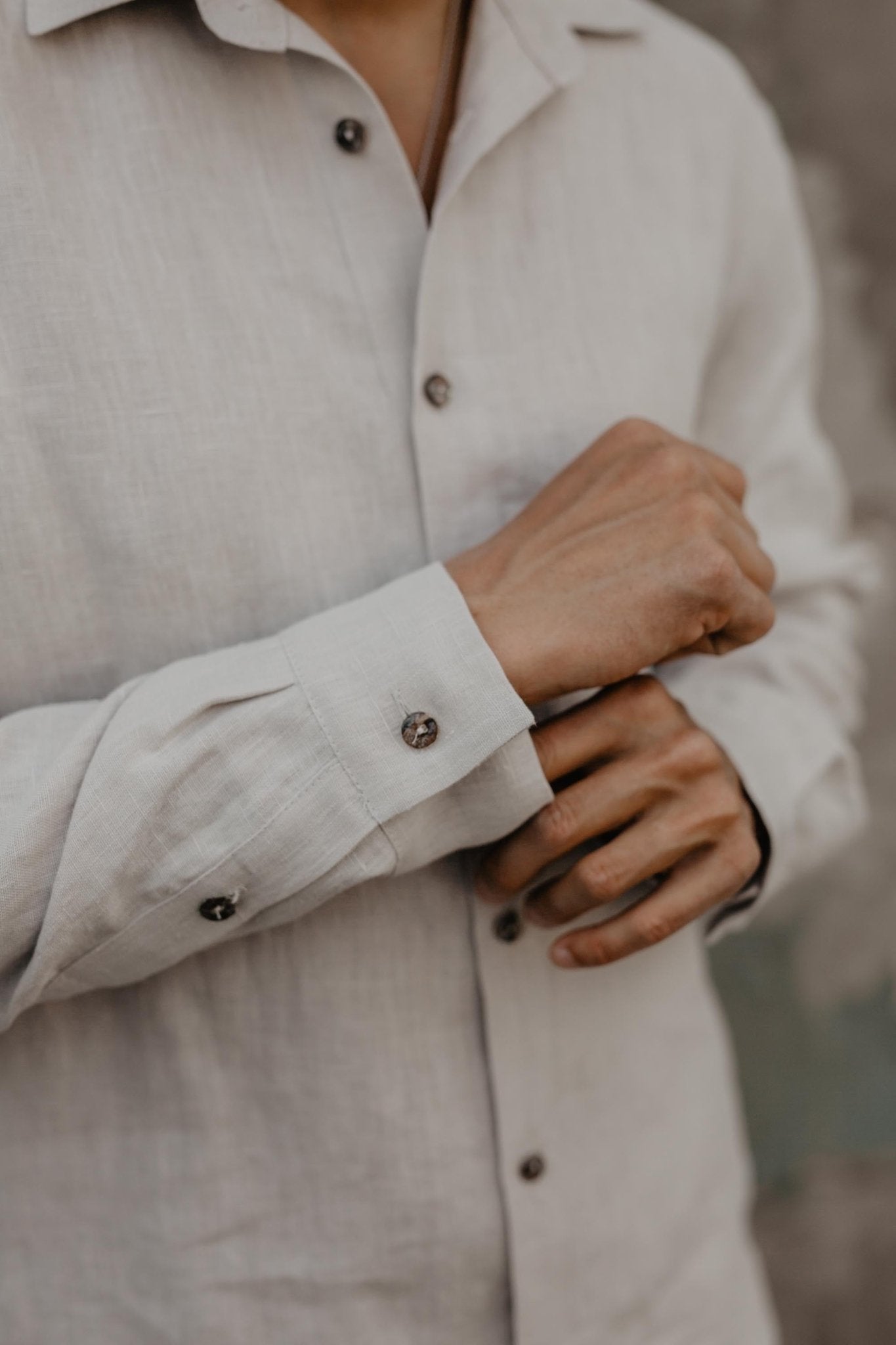 Classic linen shirt HECTOR - Her Linen