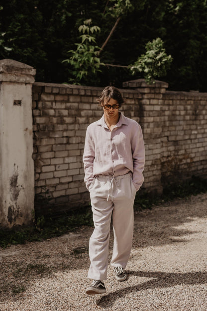 Classic linen shirt HECTOR - Her Linen