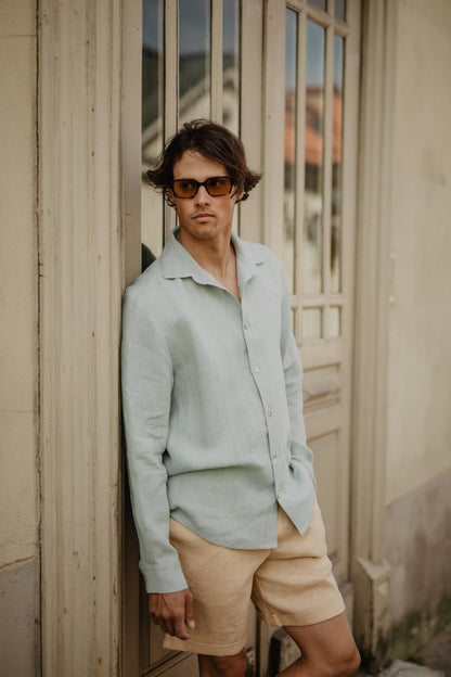 Classic linen shirt HECTOR - Her Linen