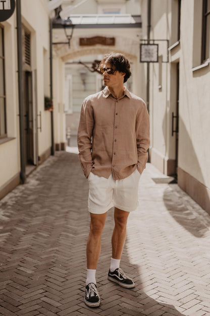 Classic linen shirt HECTOR - Her Linen