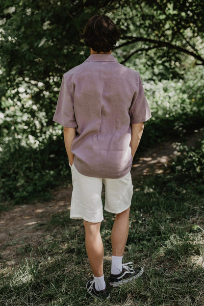 Classic linen shorts HERMES - Her Linen