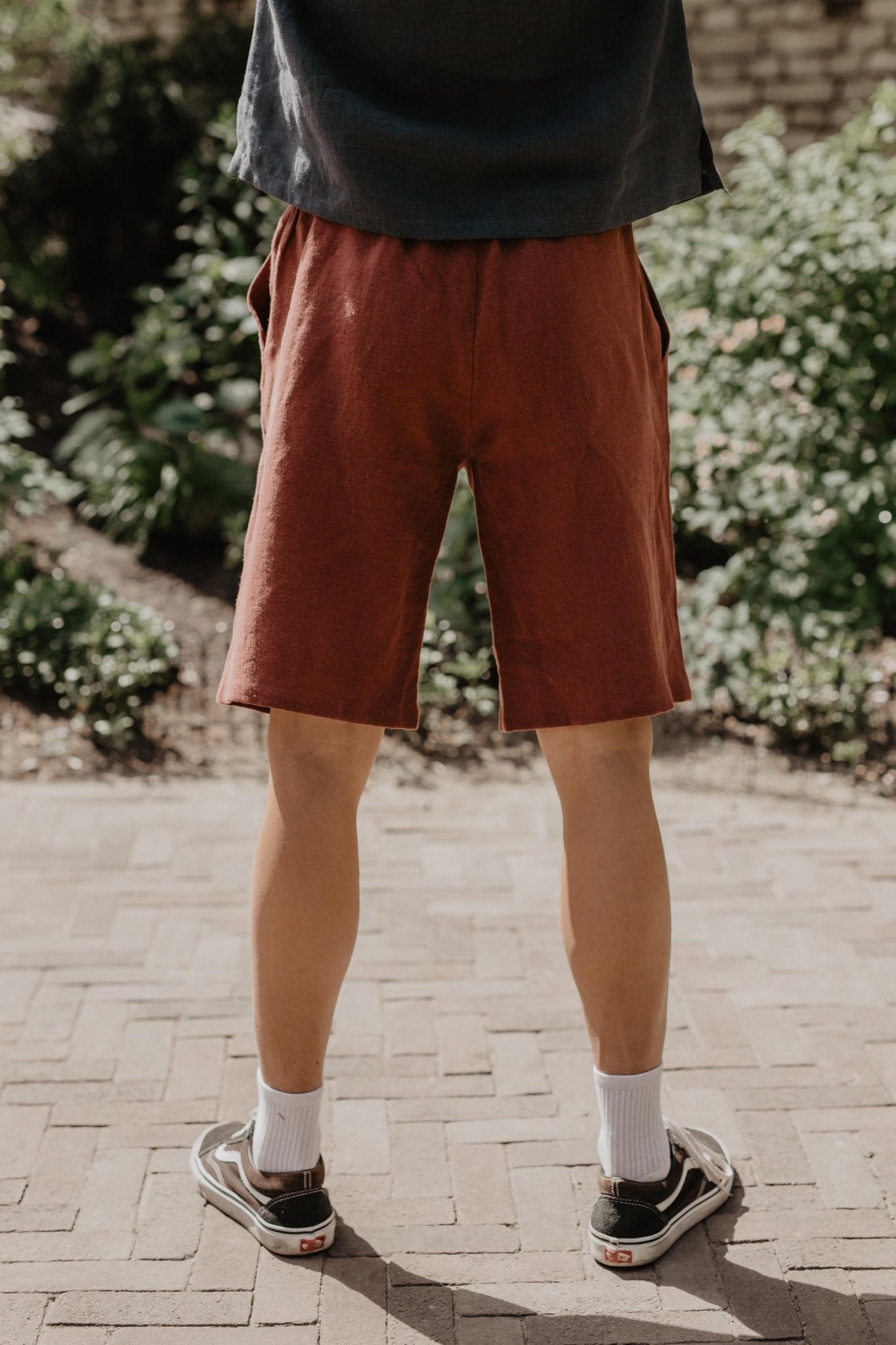 Classic linen shorts HERMES - Her Linen