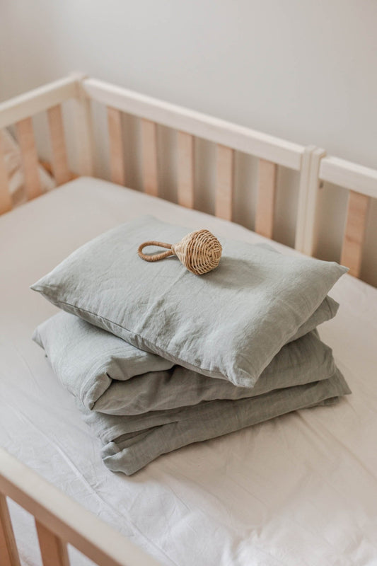 Linen baby bedding - Her Linen