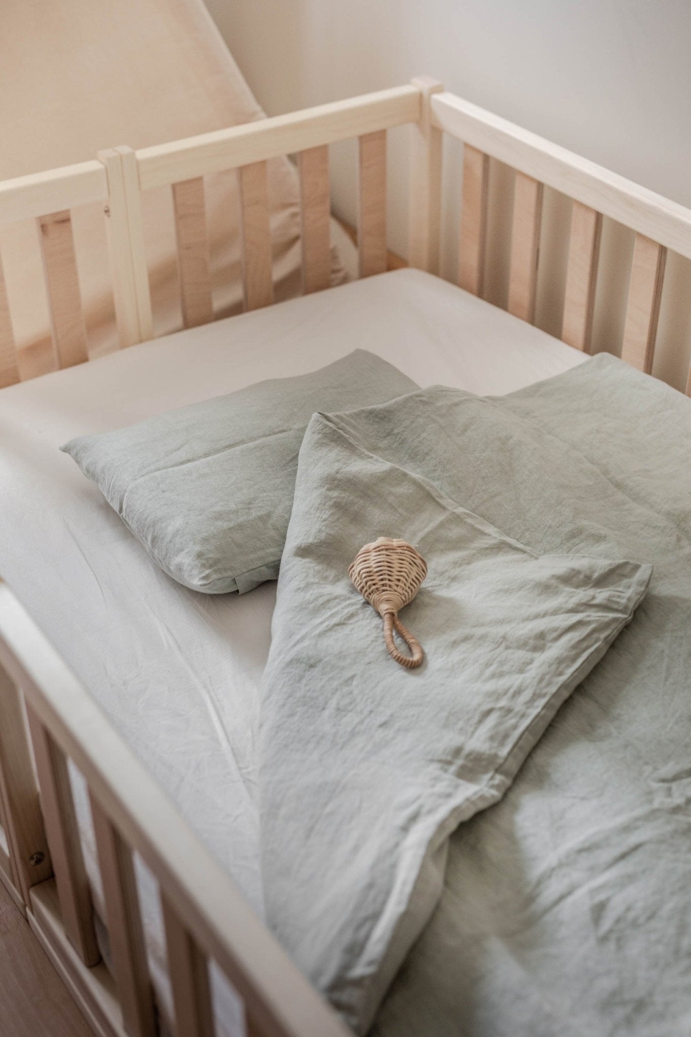 Linen baby bedding - Her Linen