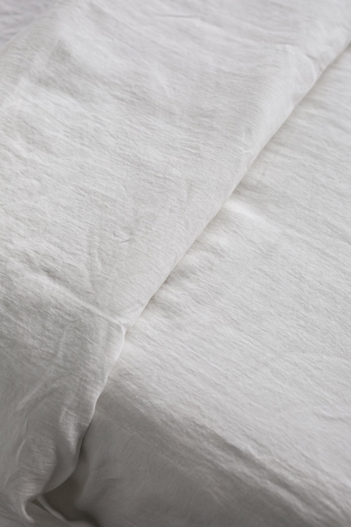 Linen duvet cover in White - Her Linen