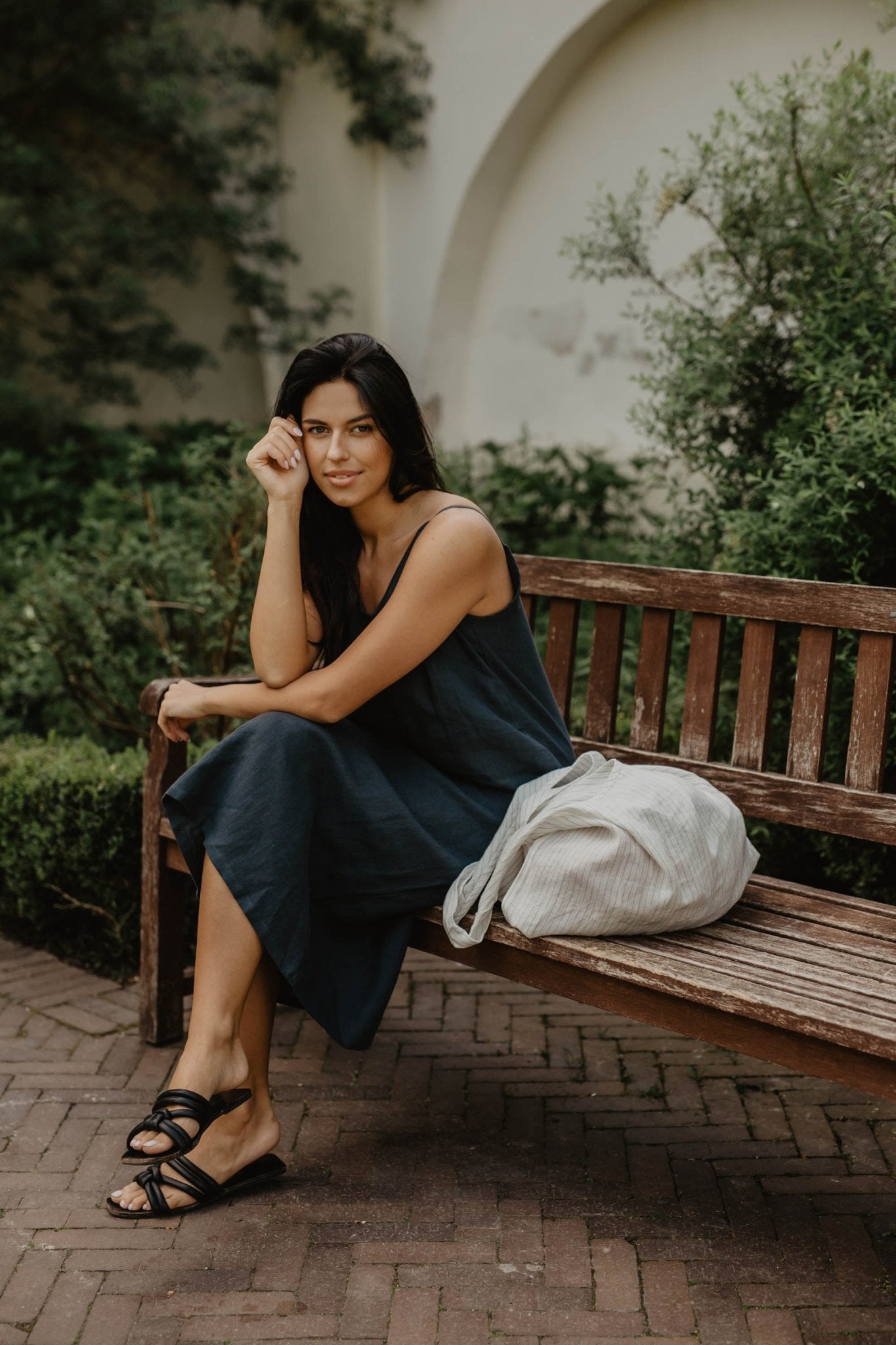 Linen long dress Jakarta - Her Linen