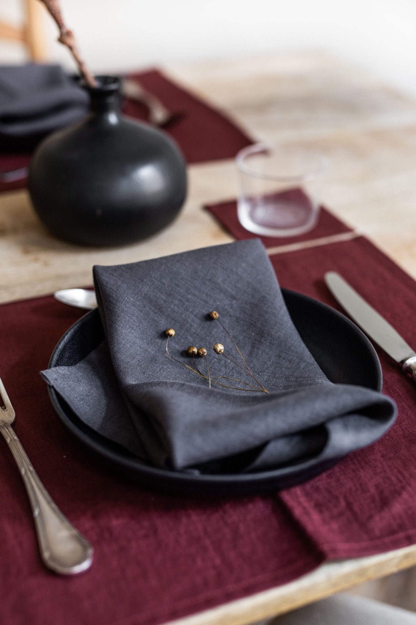 Linen napkins set of 2 - Her Linen