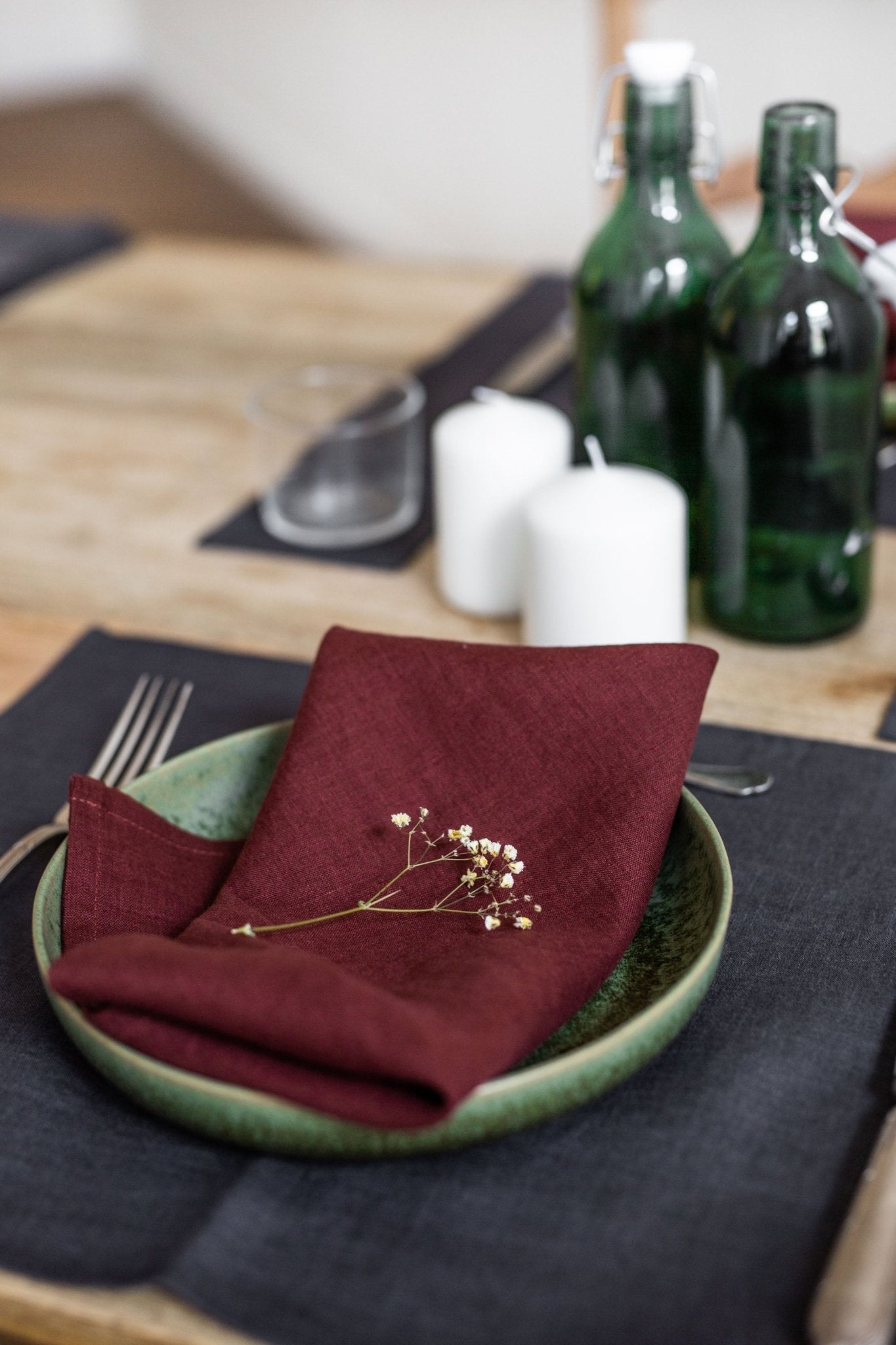 Linen napkins set of 2 - Her Linen