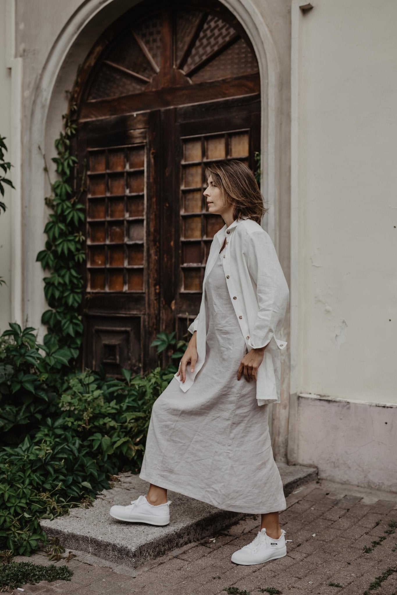 Linen oversized shirt Marrakesh - Her Linen