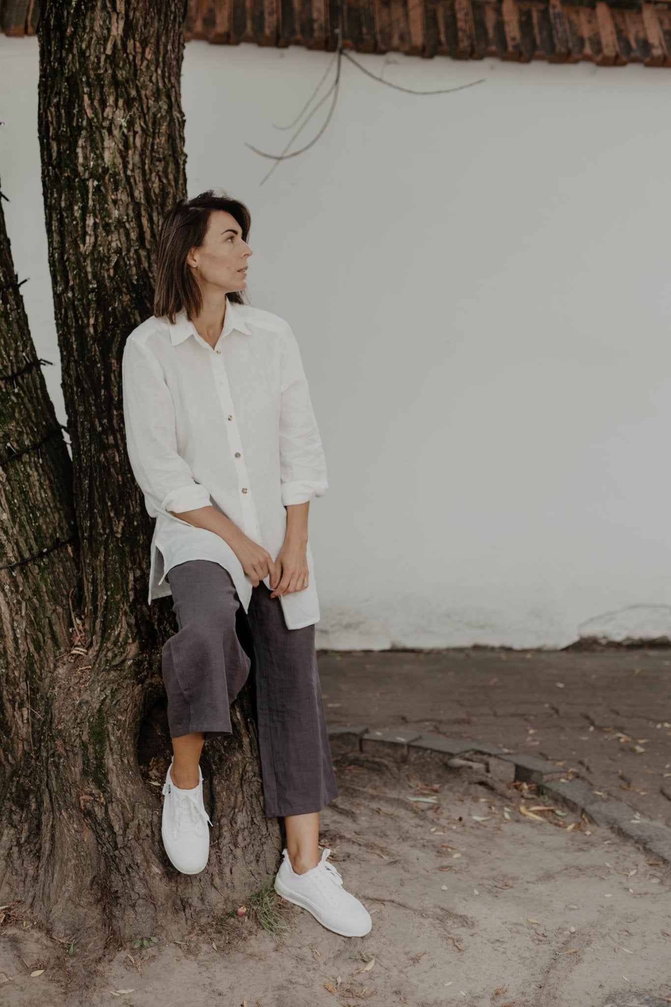 Linen oversized shirt Marrakesh - Her Linen