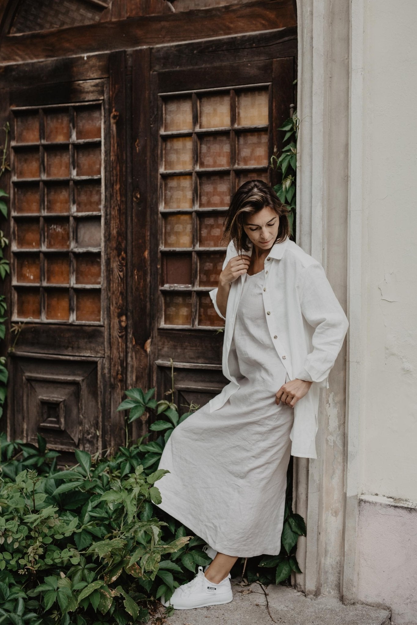Linen oversized shirt Marrakesh - Her Linen