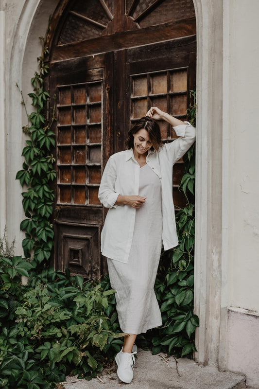 Linen oversized shirt Marrakesh - Her Linen