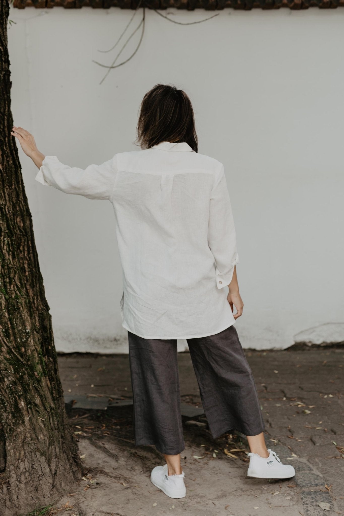 Linen oversized shirt Marrakesh - Her Linen
