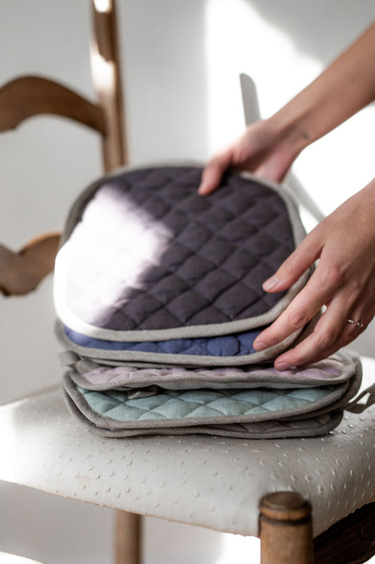 Linen pot holder - Her Linen