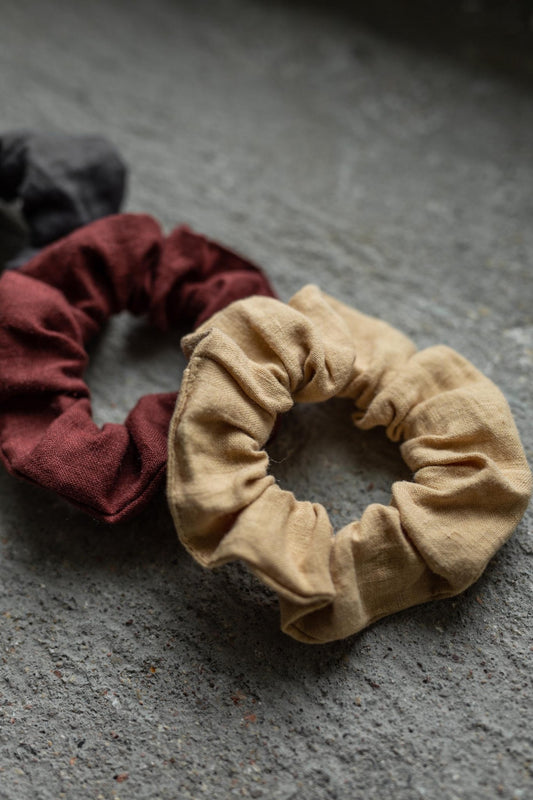 Linen scrunchies - Her Linen