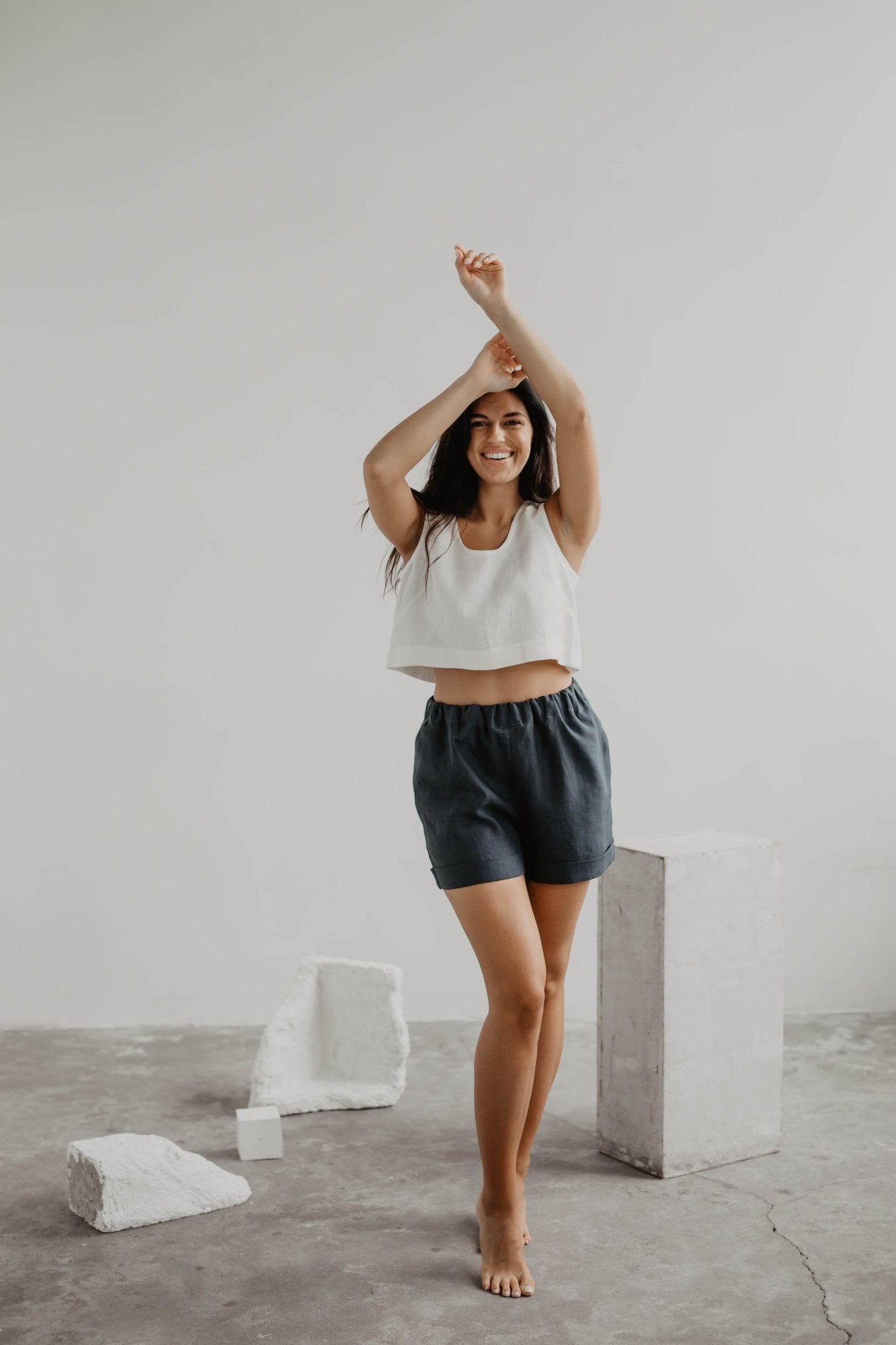 Linen shorts MIA - Her Linen