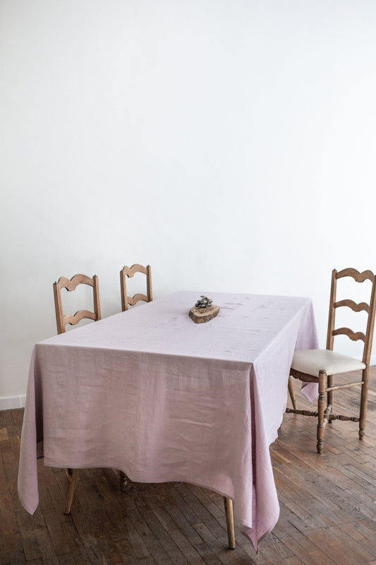Linen tablecloth in Dusty Rose - Her Linen