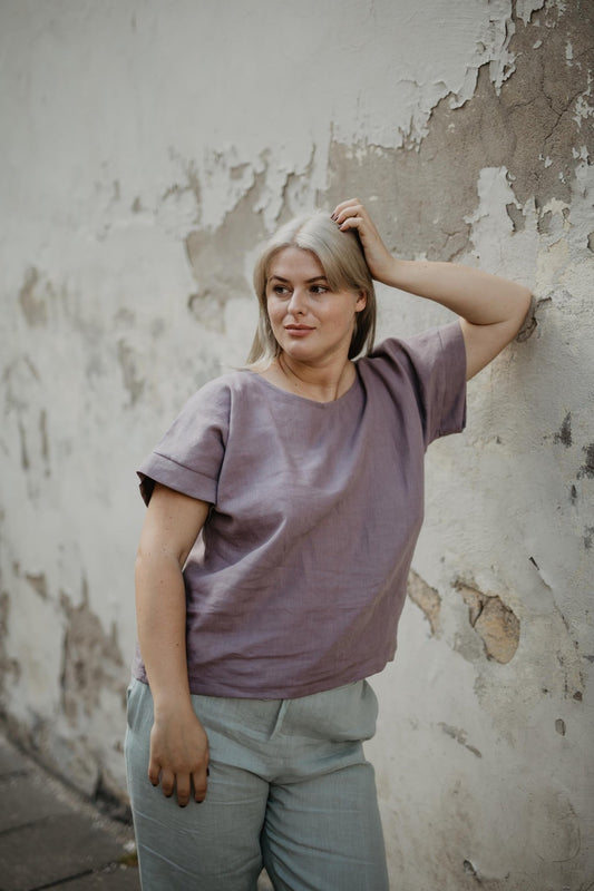 Linen top Porto - Her Linen