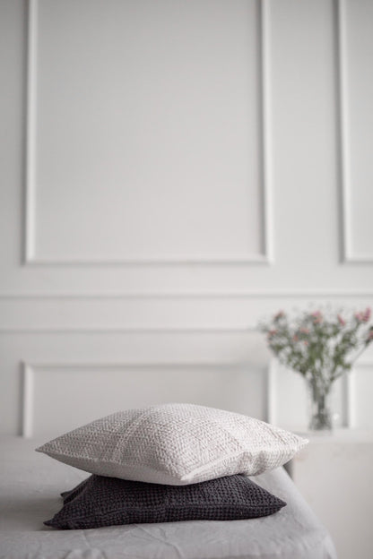 Linen waffle pillowcase - Her Linen
