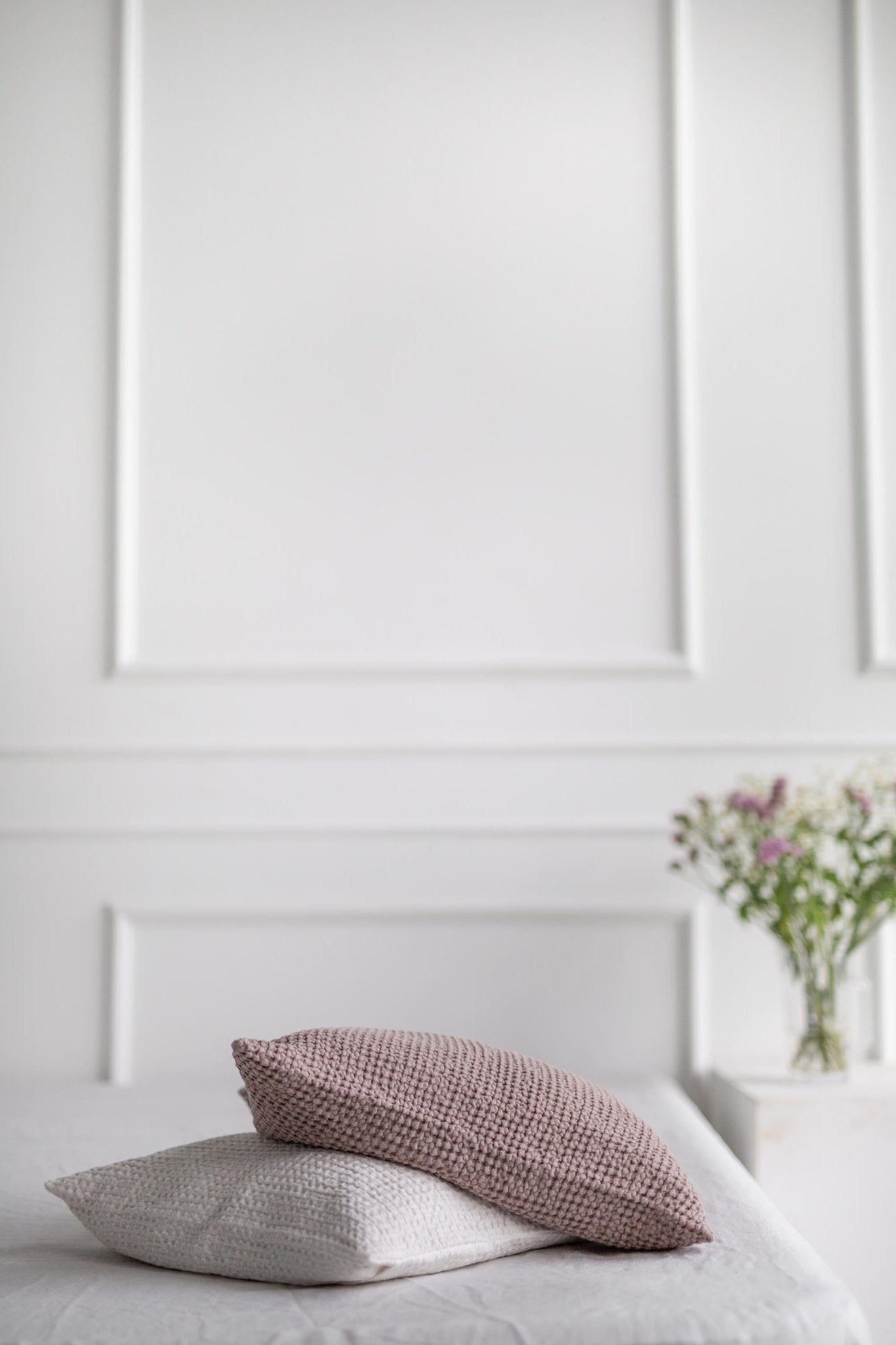 Linen waffle pillowcase - Her Linen