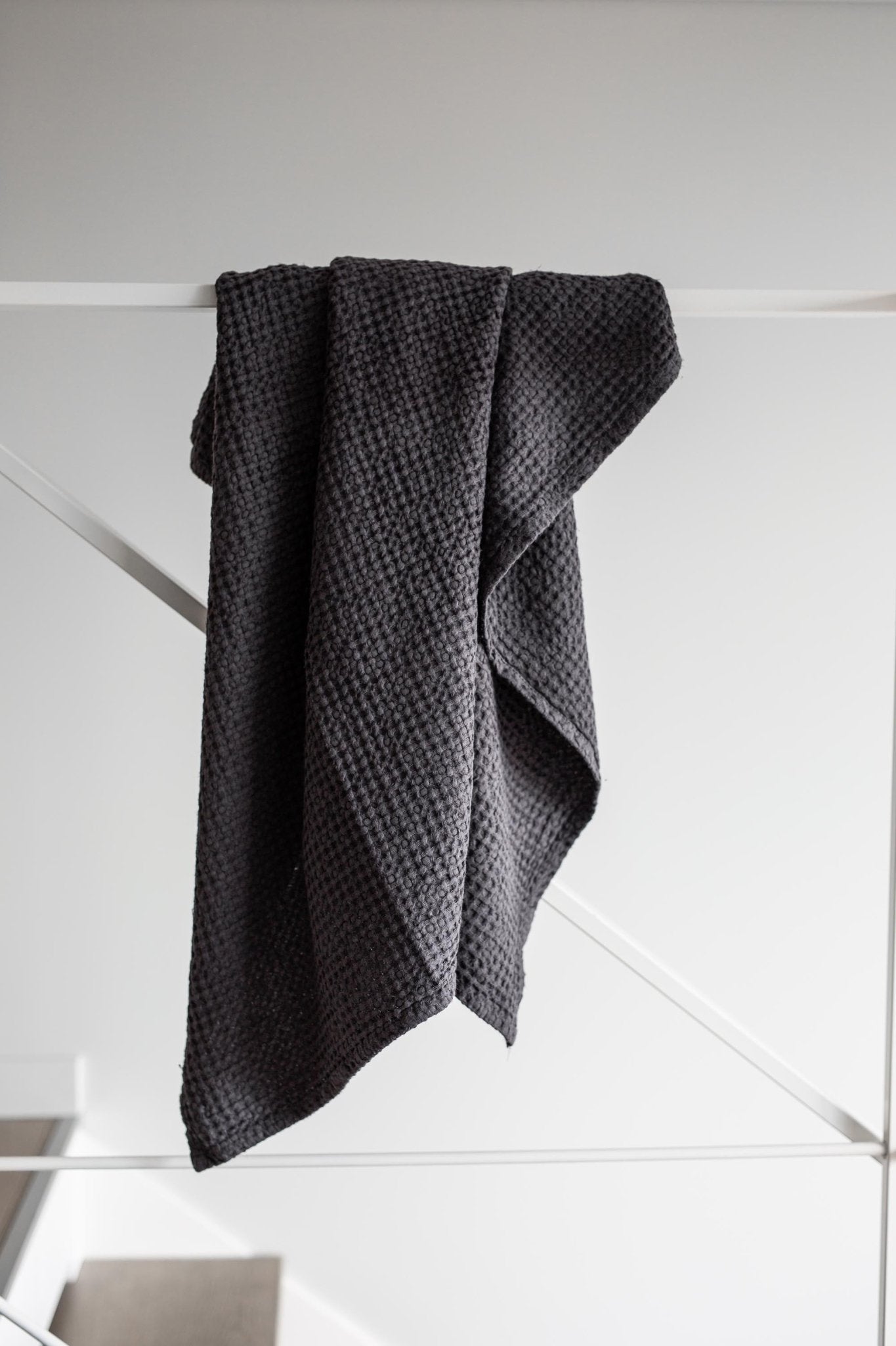 Linen waffle towel set - Her Linen