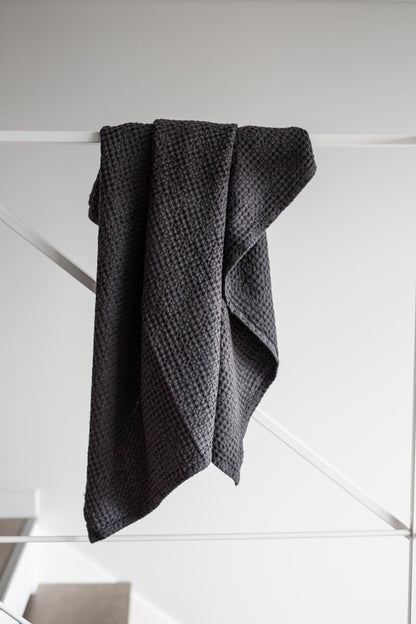 Linen waffle towel set - Her Linen