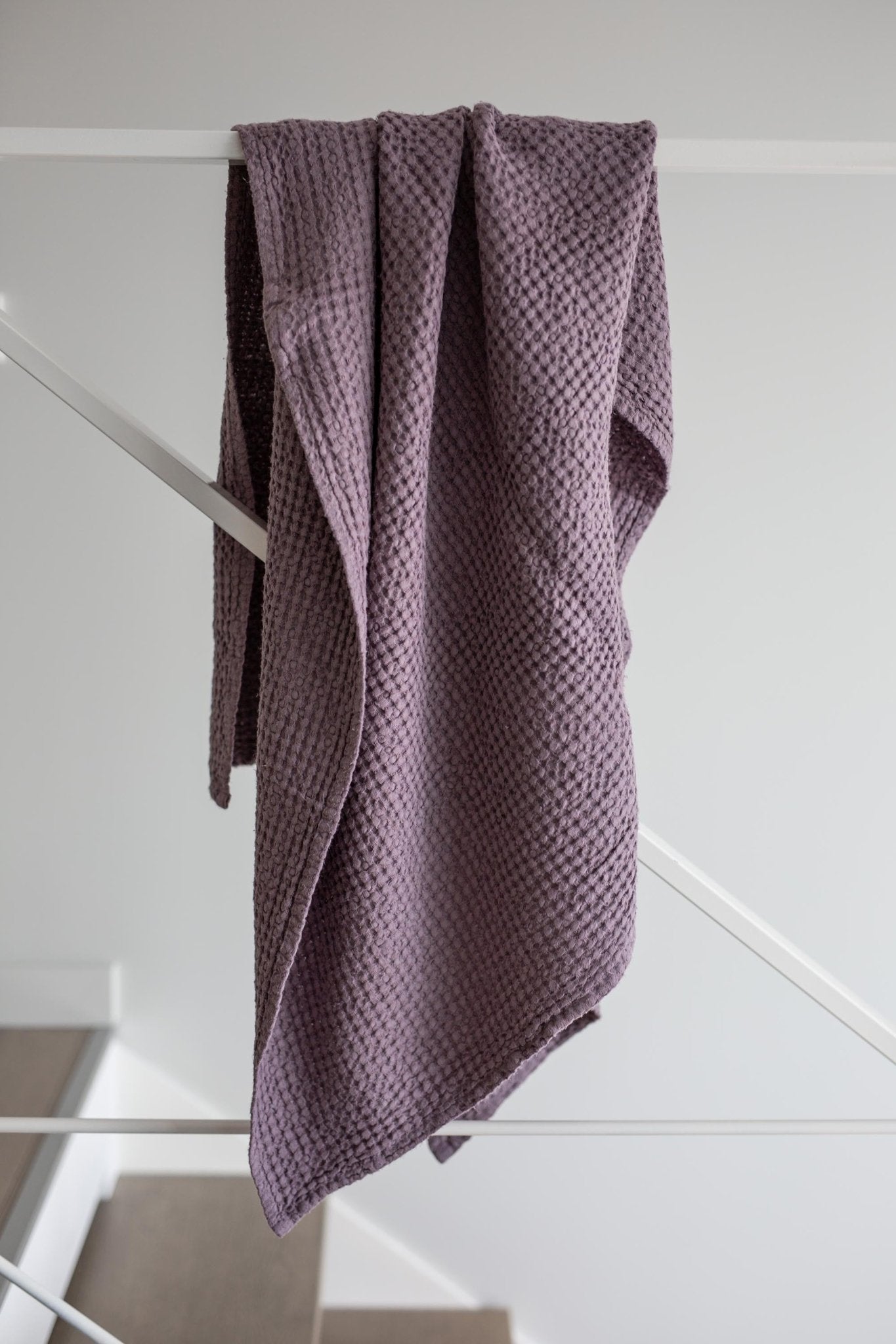 Linen waffle towel set - Her Linen