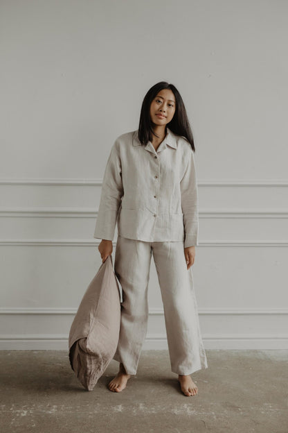 Long sleeve pajama set Snooze - Her Linen