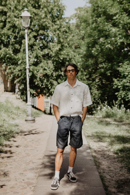 Oversized linen shirt MAGNUS - Her Linen