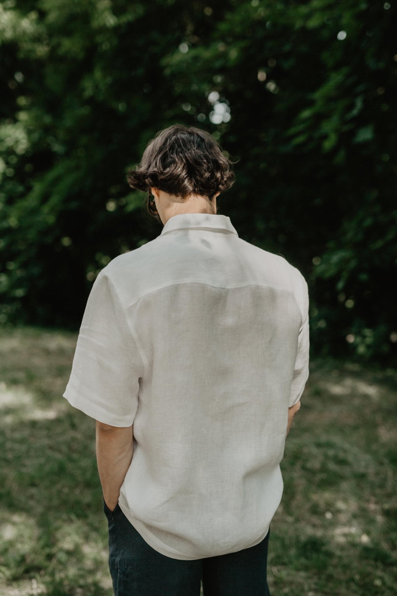 Oversized linen shirt MAGNUS - Her Linen