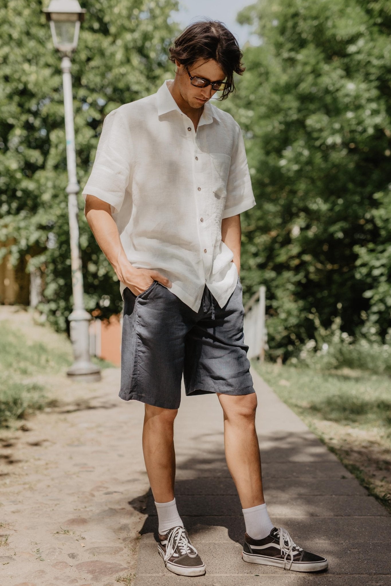Oversized linen shirt MAGNUS - Her Linen